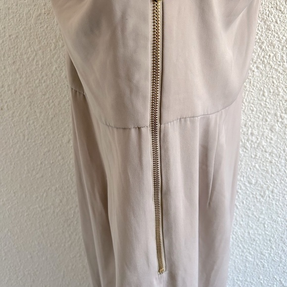 ShonaJoy knot draped halter dress in oyster - Picture 10 of 13